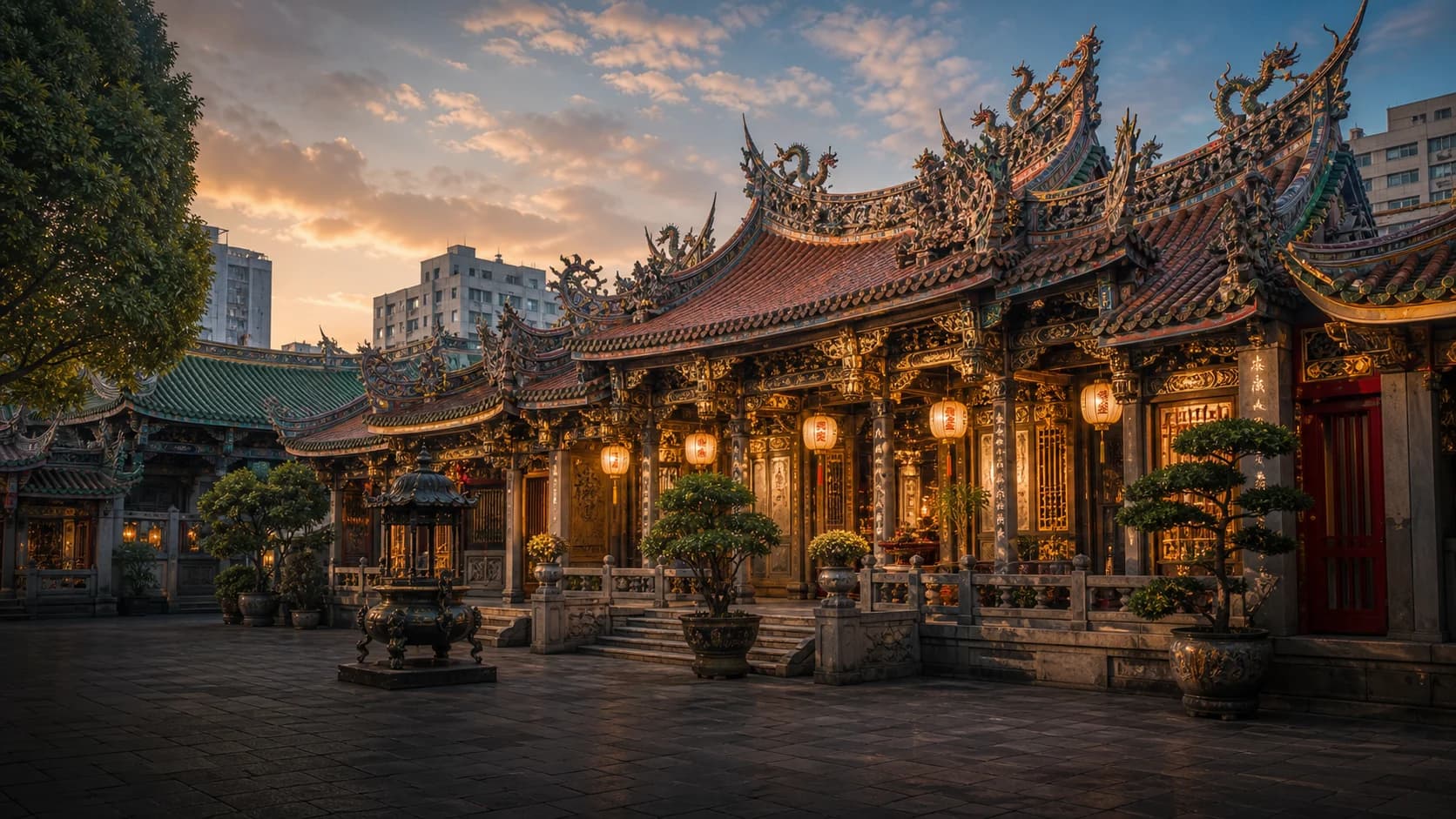 วัดหลงซาน (龍山寺)