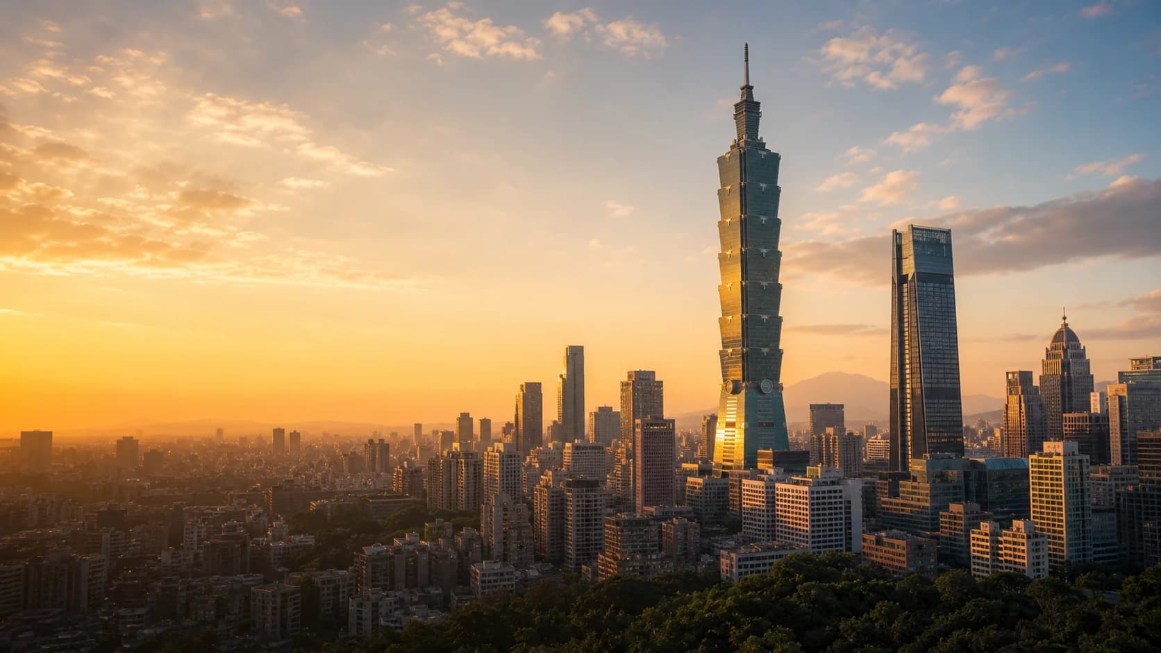 Taipei 101 & ย่านซินยี่