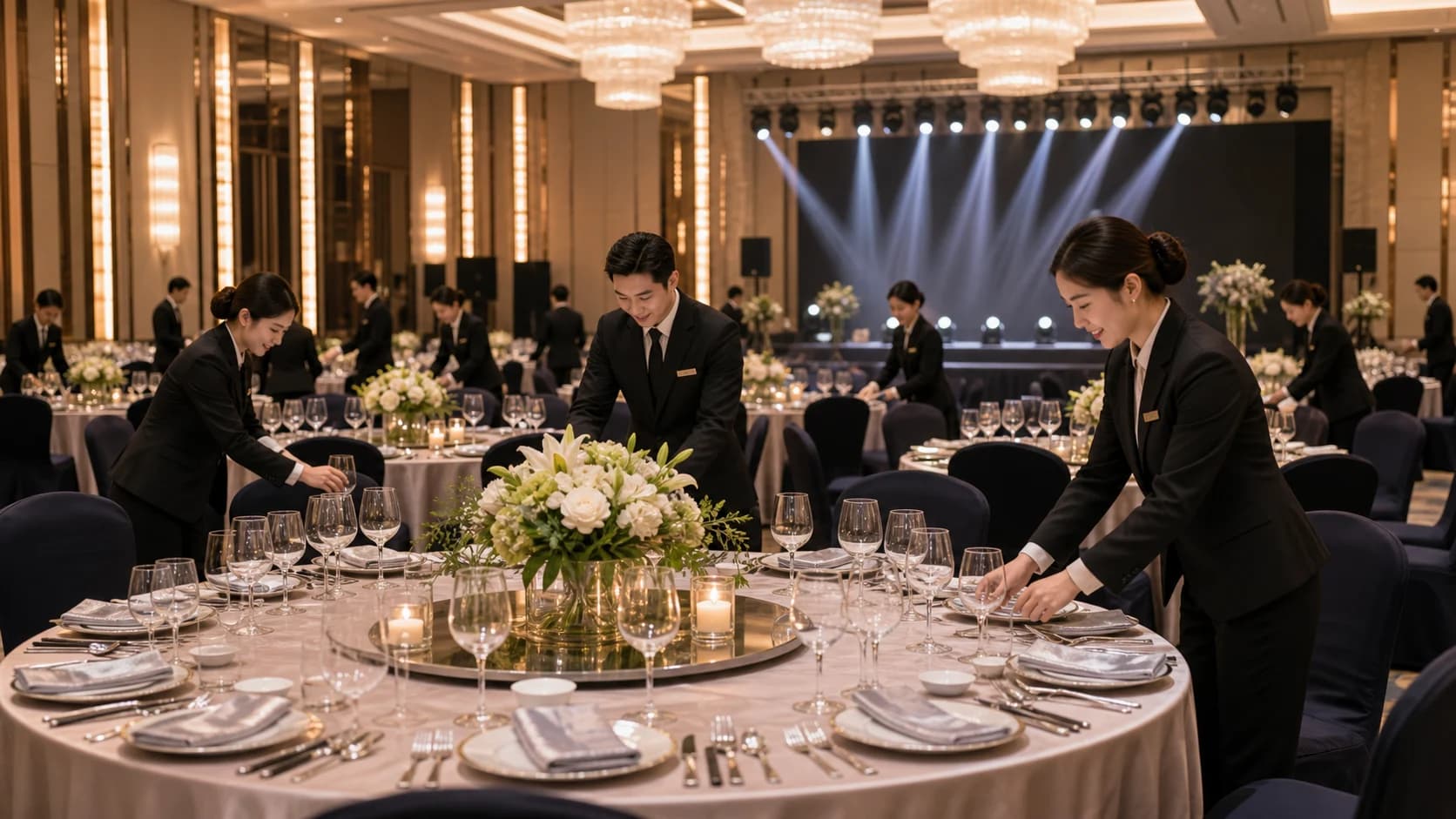 Gala Dinner & Event Planning สำหรับบริการทริปองค์กรไต้หวัน
