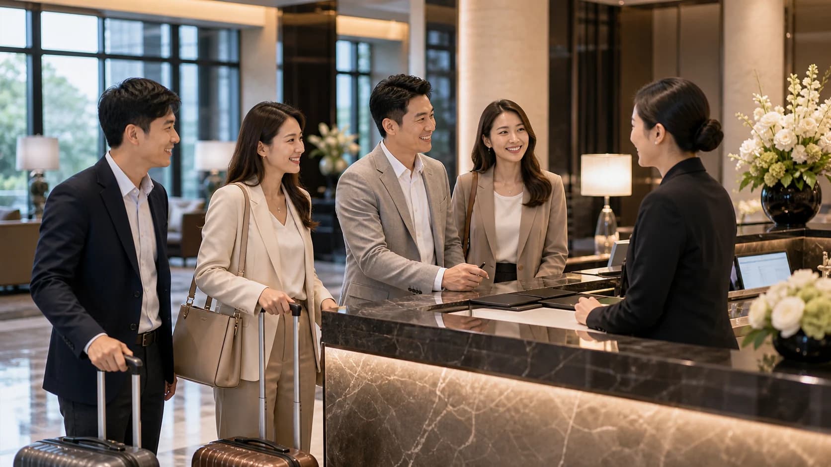 จองโรงแรม 4-5 ดาว สำหรับบริการทริปองค์กรไต้หวัน